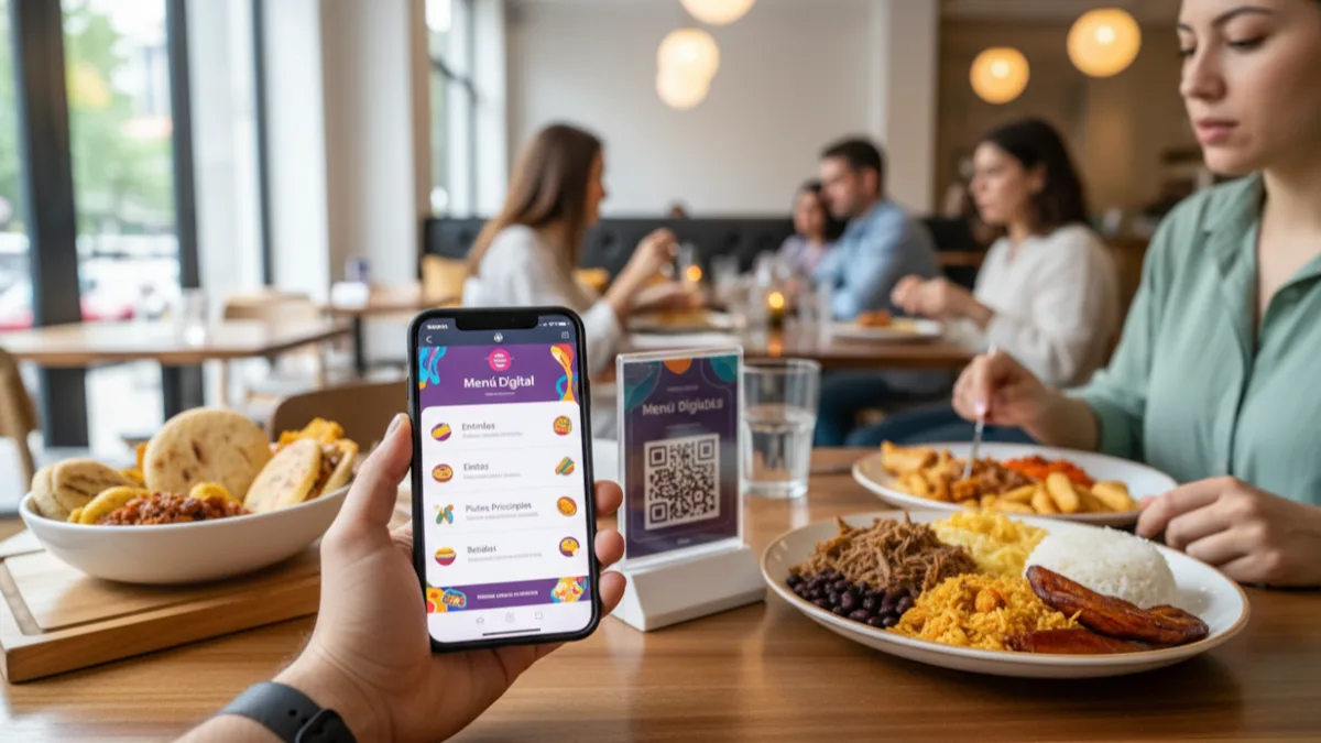 Menú digital QR para restaurantes en Venezuela: guía 2025
